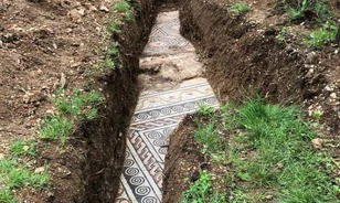 Ókori mozaikpadlóra bukkantak egy szőlőbirtok alatt Olaszországban