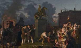 Szobordöntögetésbe torkollott a Függetlenségi Nyilatkozat 1776-os kihirdetése