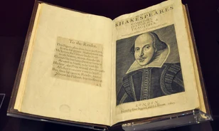 Árverési rekordott döntött egy 400 éves Shakespeare-kötet