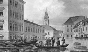Pest minden második háza romhalmazzá vált a 1838-as árvíz idején