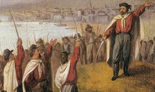 Tudósítóként szegődött Garibaldi mellé, végül katonáit is vezette Éber Nándor