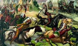 Külön omnibuszjárat vitte a nézőket Buffalo Bill és indiánjai budapesti előadásainak helyszínére