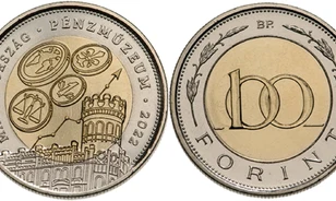 Különleges százforintost bocsát ki a Nemzeti Bank a Magyar Pénzmúzeum megnyitása alkalmából