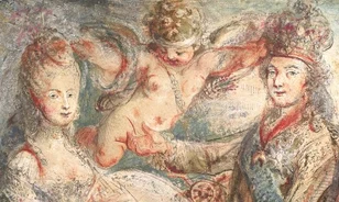 Lajos Ágost és Marie Antoinette egybekelése