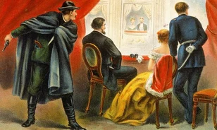 A nézőtér hangos nevetése közben érte a gyilkos golyó Abraham Lincolnt 