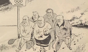 A forradalom a nyugatnémet élclapok karikatúráin