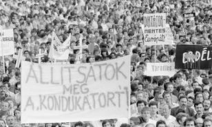 Tízezrek tüntettek Budapesten a romániai falurombolás ellen