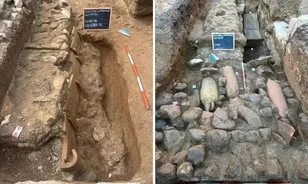 Ép sírfelirattal ellátott gladiátorsírt találtak Liternumban