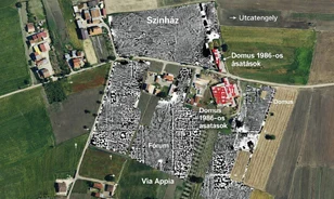 Drónokkal találták meg a Via Appia menti ókori várost