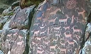 Ótürk rovásírásos emléket és sziklarajzokat találtak Kazahsztánban