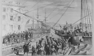 Ötféle teát semmisítettek meg a bostoni teadélután során