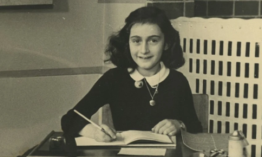 Születésnapjára kapta naplóját, Anne Frank