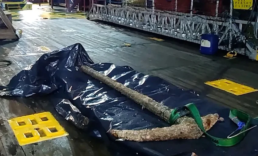 Ókori római horgonyt emeltek ki az Északi-tengerből