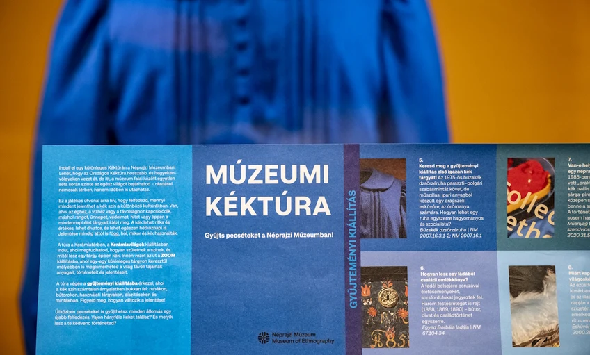 Múzeumi Kéktúra mutatja be a kék szín történetét