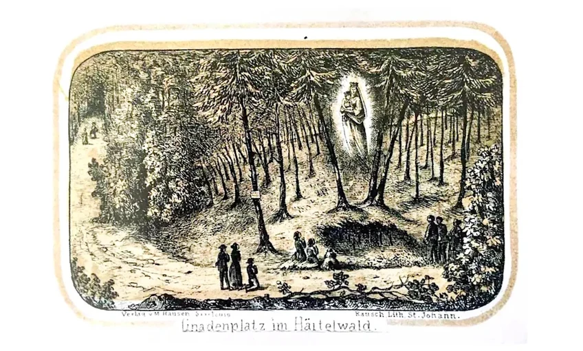 Tömegoszlatással zárult az 1876-os hamis Mária-jelenés