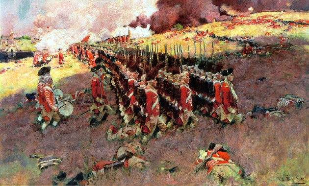 A brit katonát becenevüket a jellegzetes vörös színű kabátjuk miatt kapták