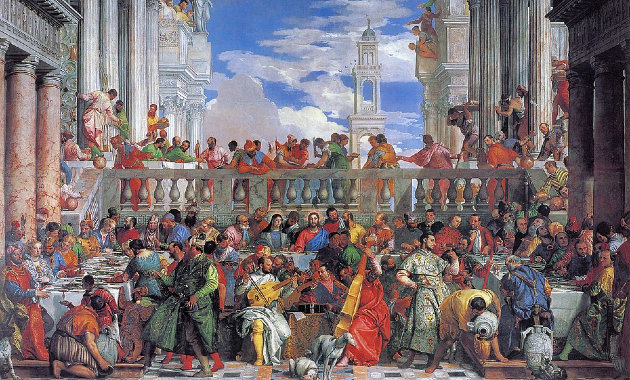 Paolo Veronese (1563): Kánai menyegző