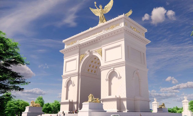 Hatalmas diadalívet építtetne Donald Trump Washingtonban