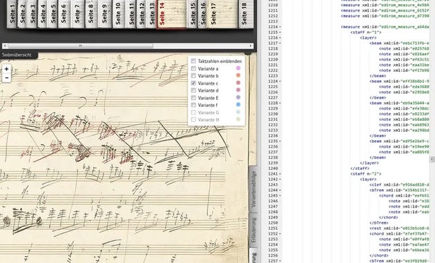 Digitálisan rekonstruálták Beethoven szétszóródott vázlatfüzetét