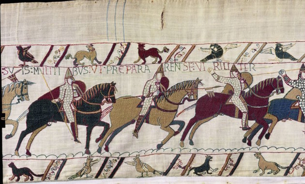 Középkori erdővel fogadják a Bayeux-i kárpitot Londonban