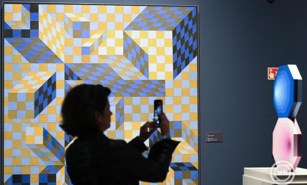 Péntektől látogatható Victor Vasarely életműkiállítása a Szépművészeti Múzeumban