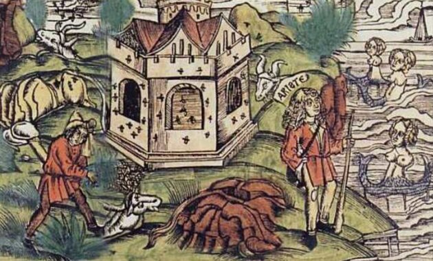 Arisztaiosz és a bugónia, Vergilius Georgicája, Lyon, 1517.