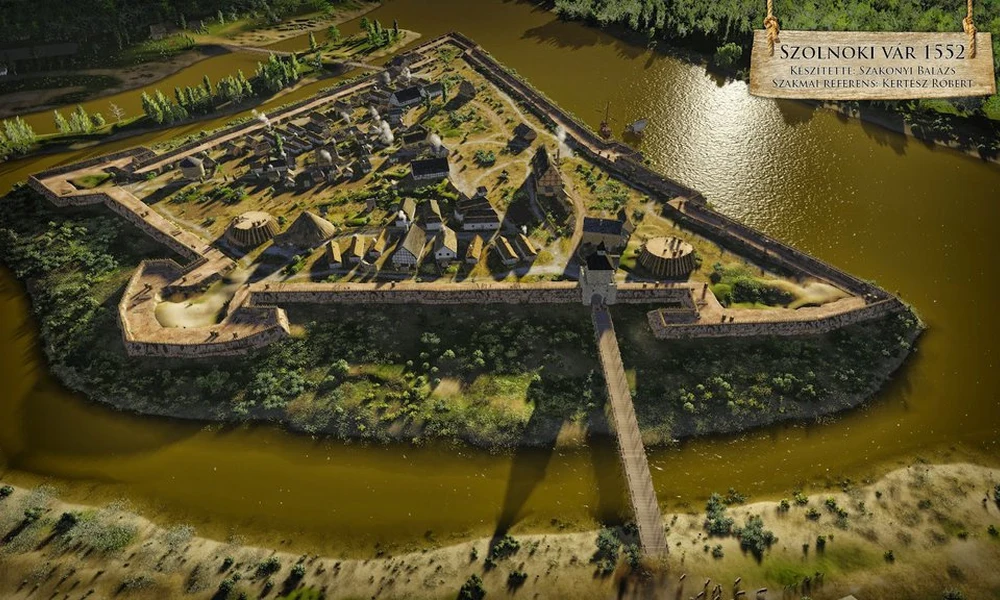 Így nézett ki a szolnoki végvár 1552-ben