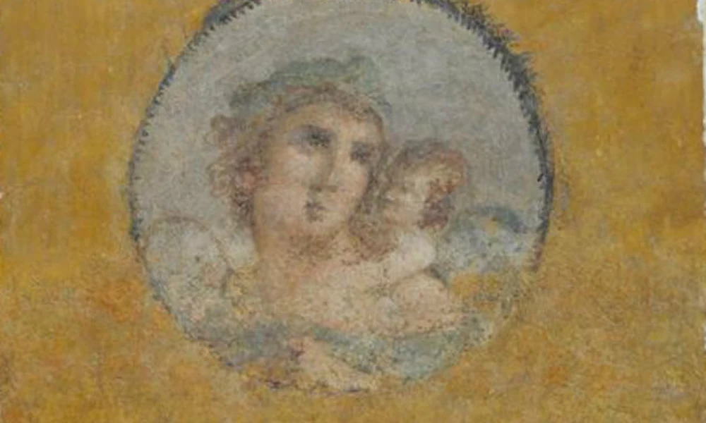 Visszaszolgáltatott pompeji freskó
