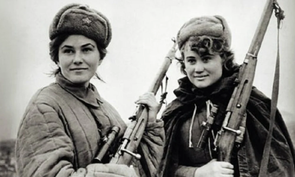 A Vörös Hadsereg női katonái
