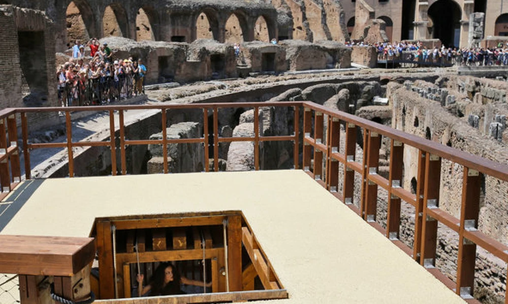 Ilyen liftekkel emelték fel a vadállatokat a Colosseum küzdőterére