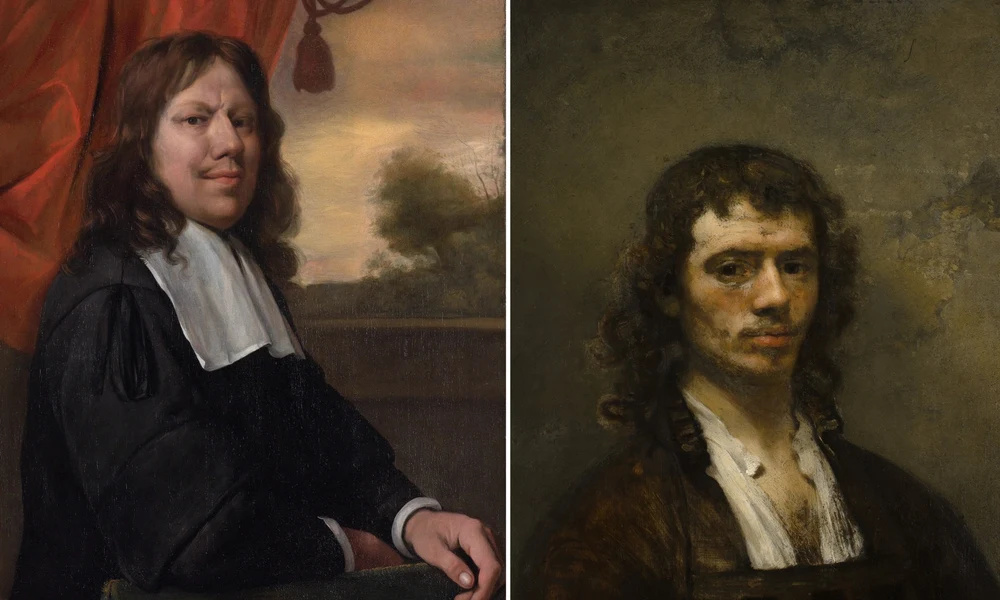 Jan Steen és Gerrit Dou önarcképe 