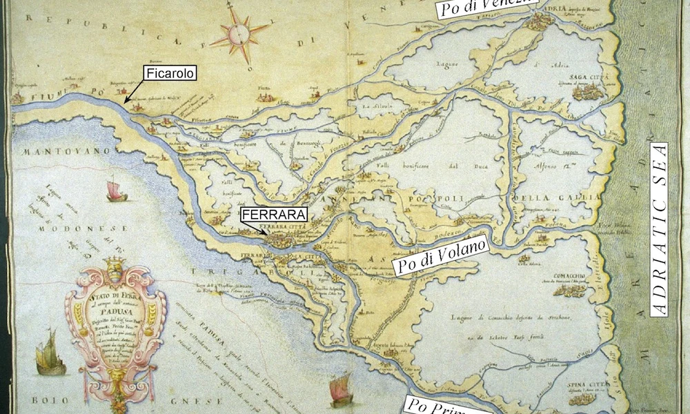 Egy 1568-as térkép a területről
