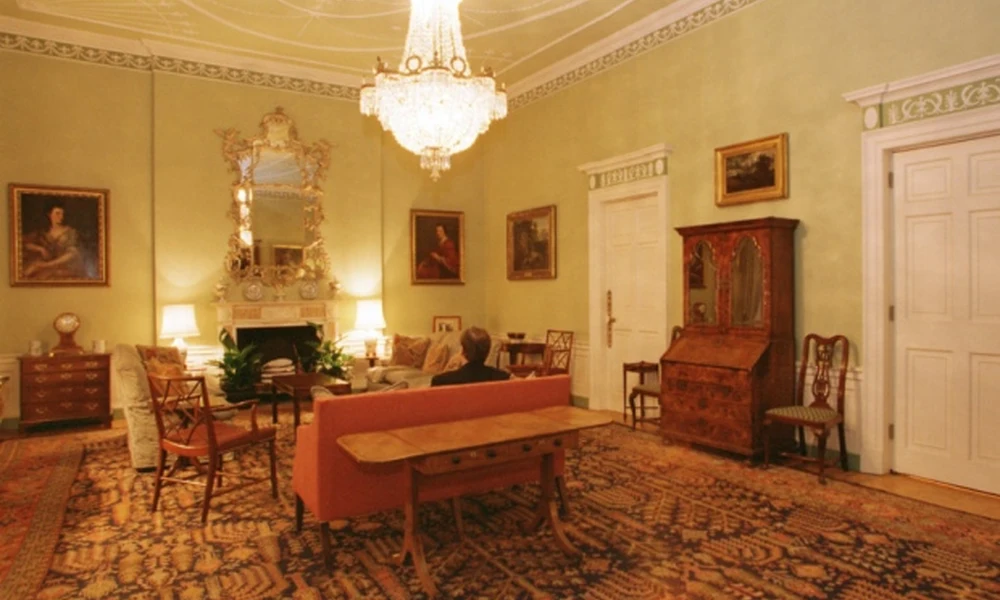 A miniszterelnöki palota csillárja