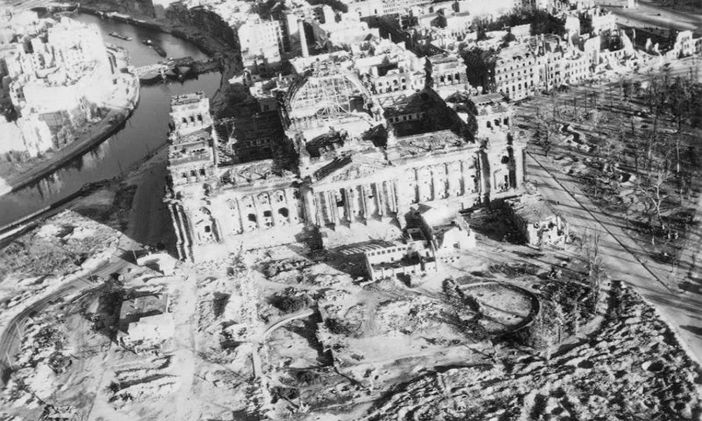 Így nézett ki a szétbombázott Berlin a II. világháború után