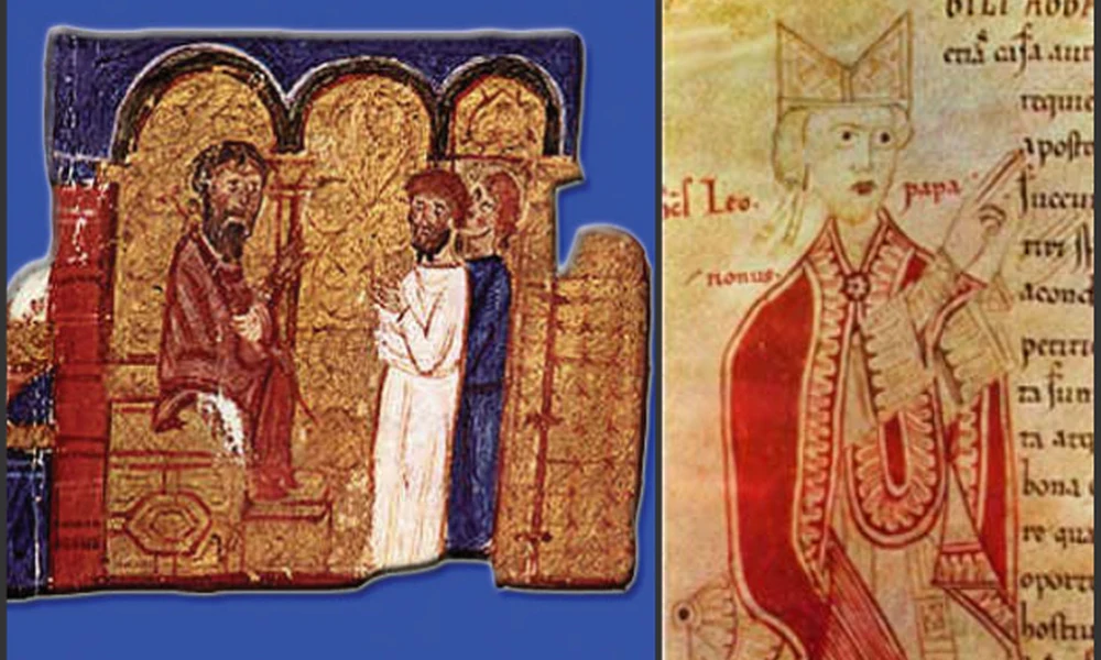 Kerulláriosz pátriárka és IX. Leó
