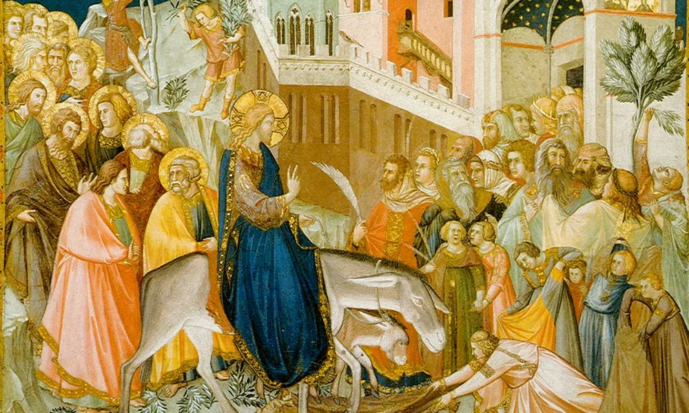 Pietro Lorenzetti: Jézus bevonulása Jeruzsálembe