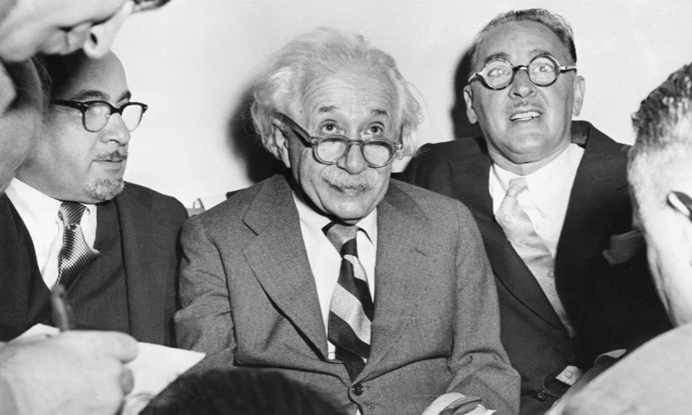 Einstein 75. születésnapját ünnepli Princeton-ban
