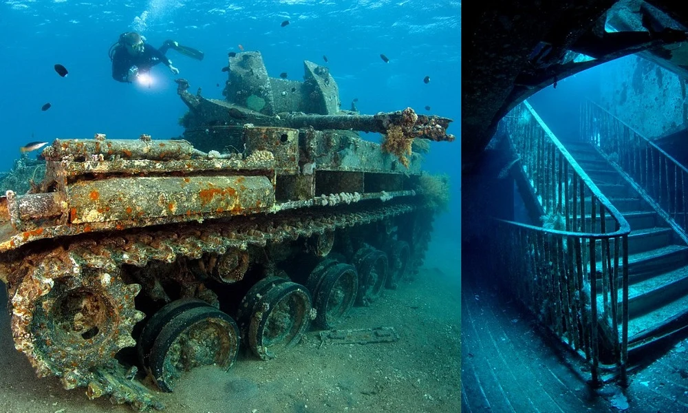 Elsüllyedt tank