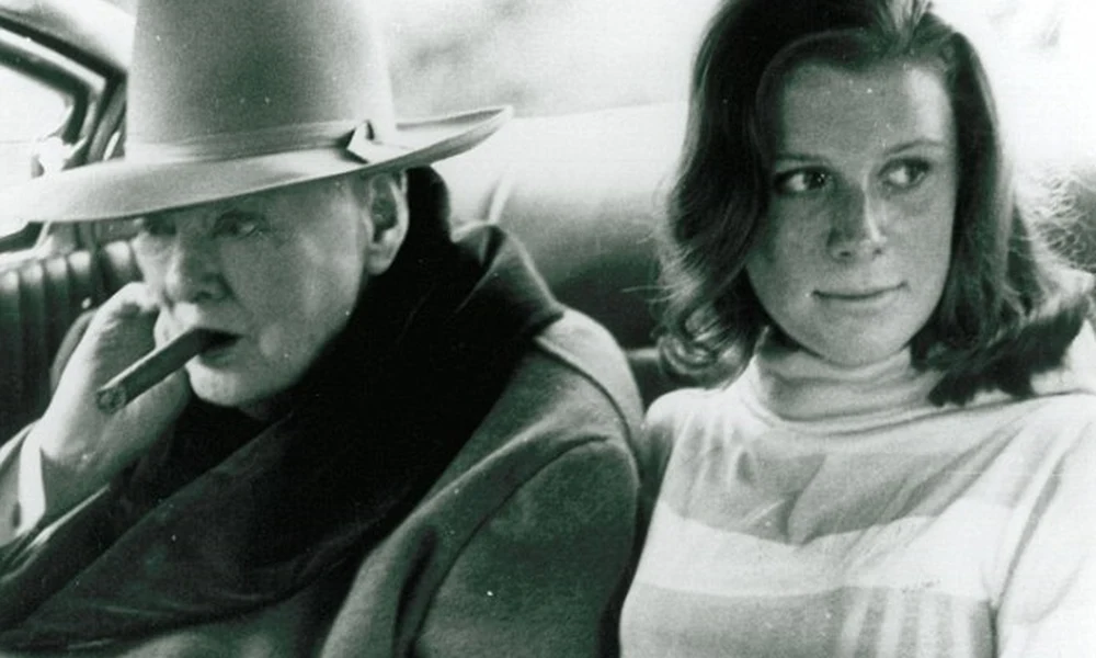 Sir Winston Churchill és unokája, Celia Sandys