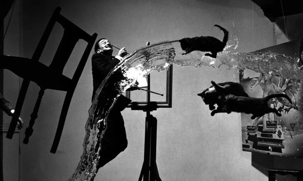 Philippe Halsman 1948-as képe Dalíról
