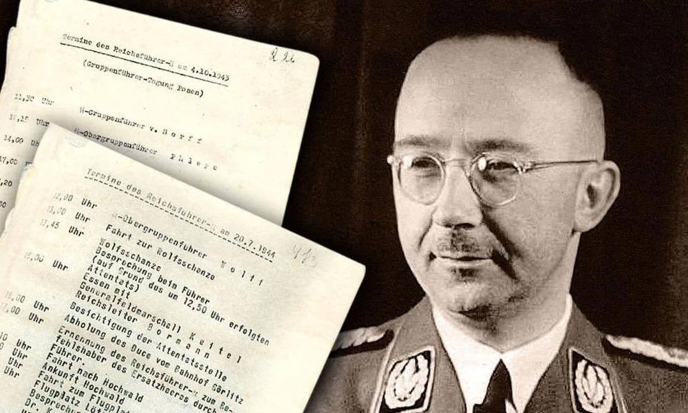 Heinrich Himmler és feljegyzései részletei