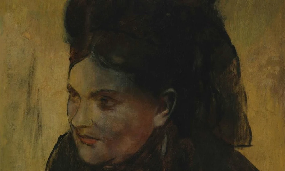 Degas Női portré című képe