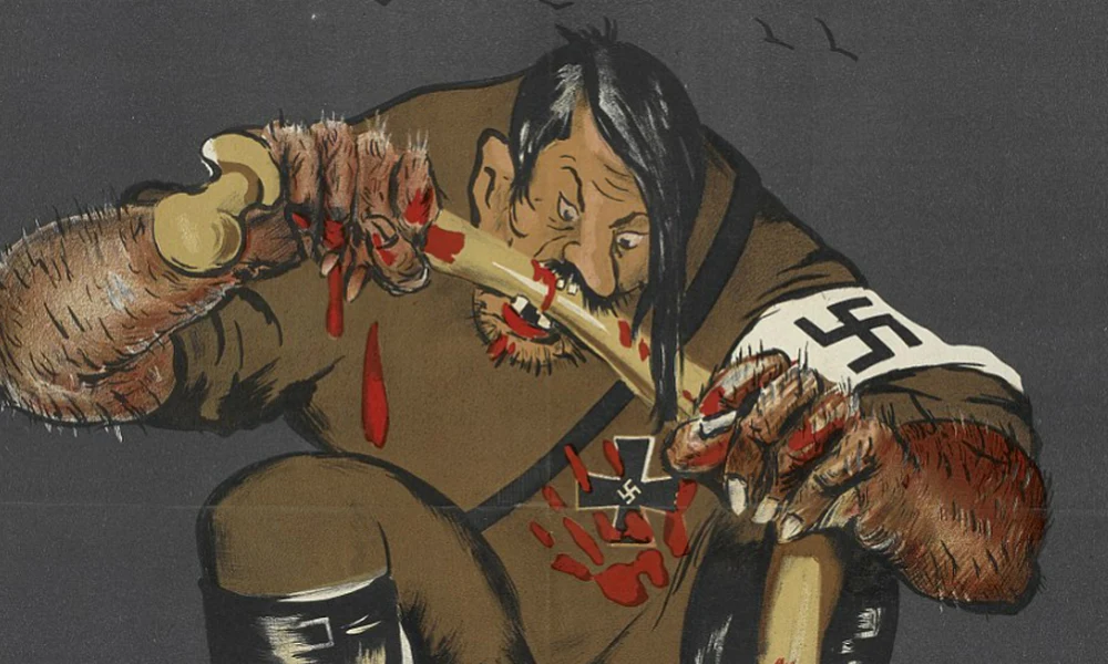 Kannibál Hitlertől a japán pókemberig – brit propagandaplakátok a II. világháborúból