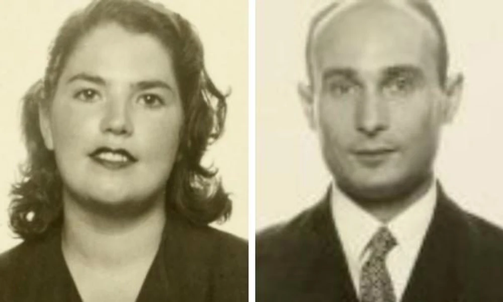 Araceli és férje, Juan Pujol Garcia