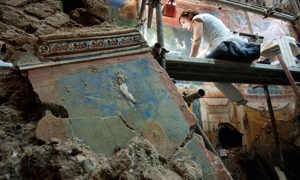 Lenyűgöző római villa tíz méterrel az itáliai templomkripta alól