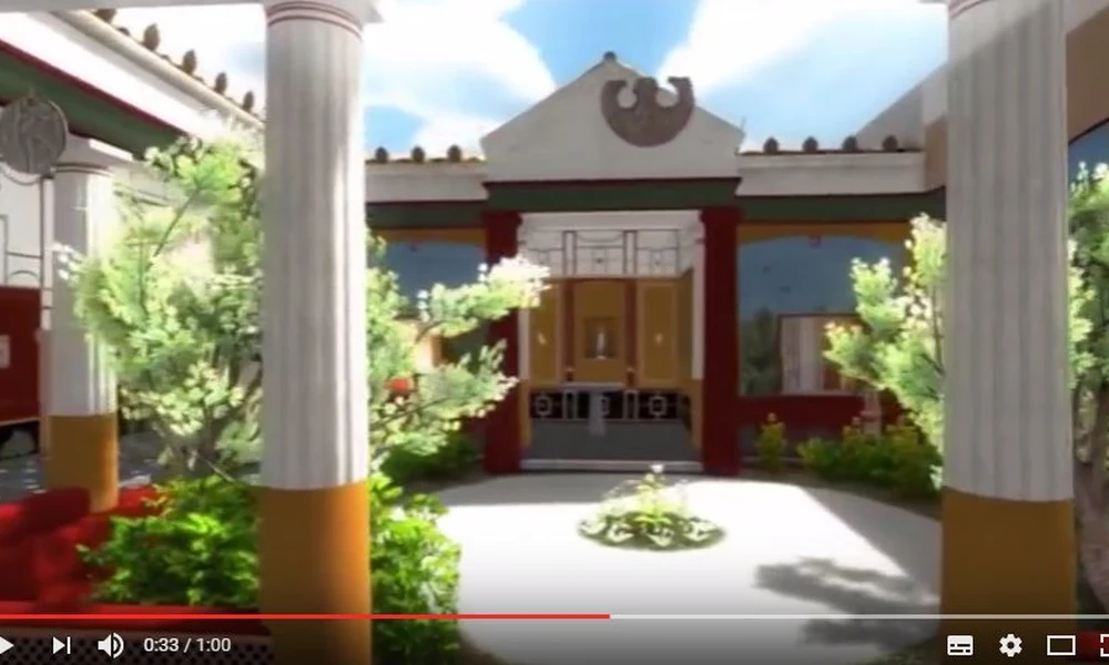 Lenyűgöző videó segítségével sétálhatunk körbe egy fényűző pompeji villában