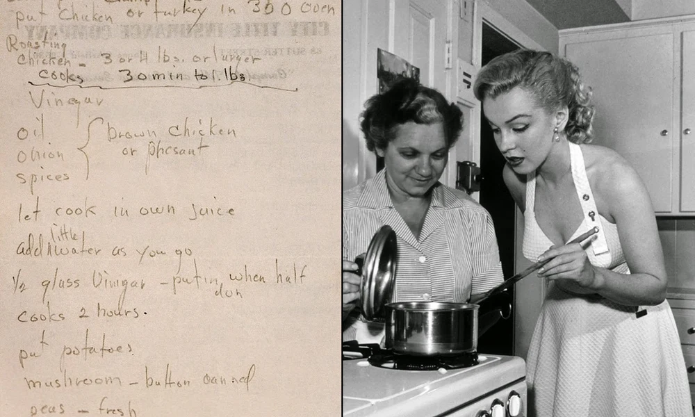 Marilyn Monroe főz