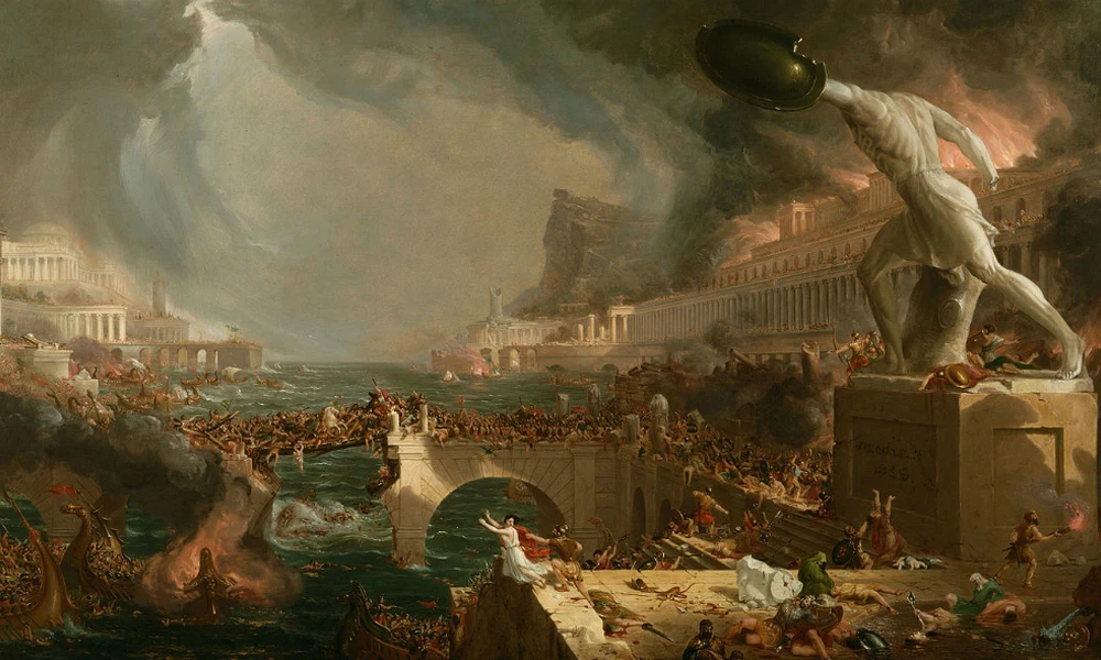 Thomas Cole: A birodalom útja - Pusztulás (1836)