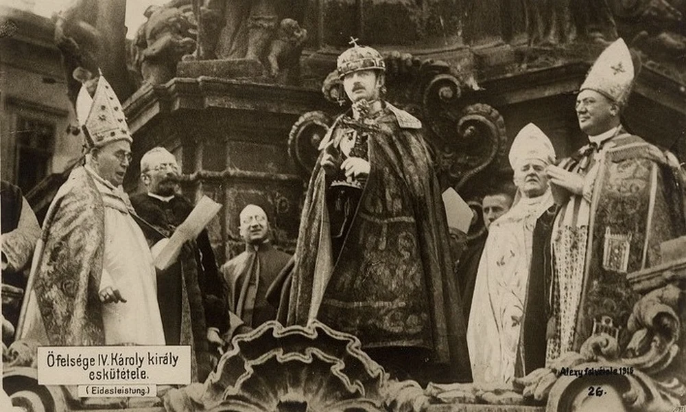 IV. Károly 100 évvel ezelőtti megkoronázása