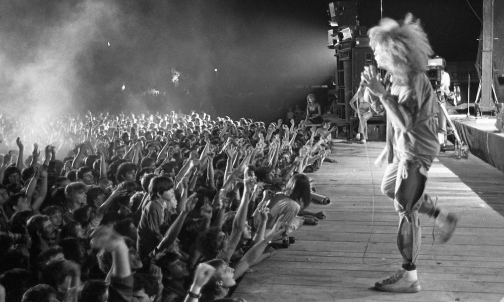 Népkerti pálya, Jubileumi Rockfesztivál, az Omega együttes koncertje, Kóbor János 